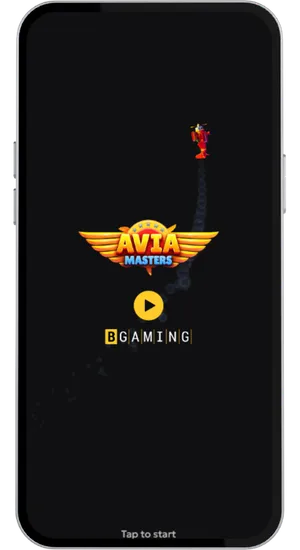 Casino game library with BGaming provider filter active and the Aviamasters tile highlighted in the crash games section