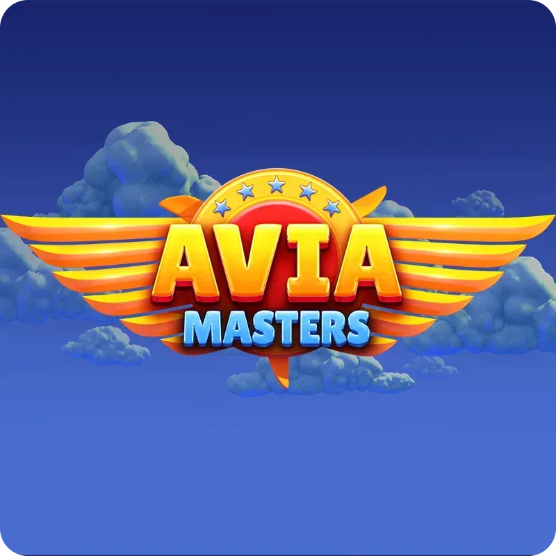 Aviamasters crash game logo by BGaming